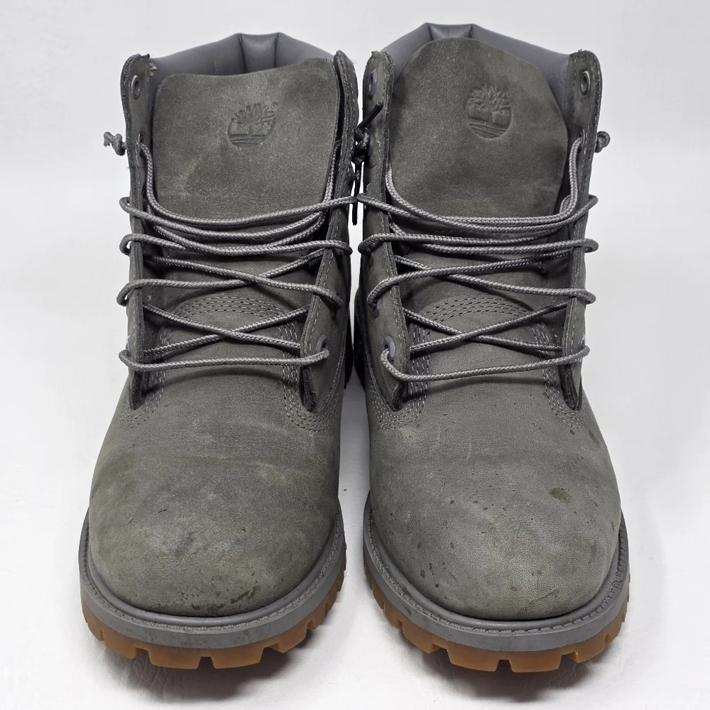 Timberland 6” Premium Waterproof 200G Insulated Boots Olive A0330 Boys US Size 7
